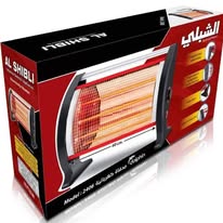 دفاية كهرباء الشبلي دلفين 40 سم حساس أمان مع ترموستات حراري