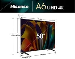 شاشة هايسنز 50 بوصة 50A62QS