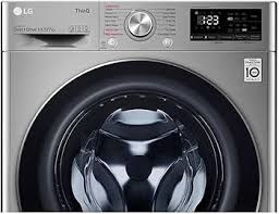 غسالة ال جي 10.5 ك غسيل مع مجفف (حماصة) 7 ك  ستانلس ستيل 1400 دورة شاشة كبيرة F4V5RGP2T