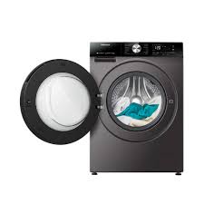 غسالة هايسنز 10.5 ك غسيل لون فضي مع مجفف (حماصة) 6 كغ WD3S9043BT
