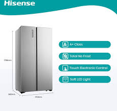 براد هايسنس 670 لتر RS3P725NMI